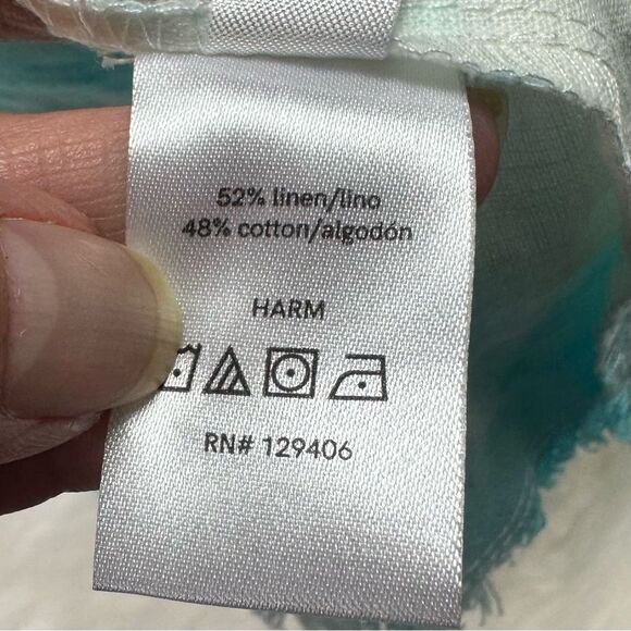 VENUS Blue and White Tie Front Camisole - Picture 11 of 11